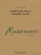 Overture on a Shaker Tune Concert Band sheet music cover